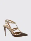 Valentino High Heel Shoes  Woman Color Multicolor In Brown