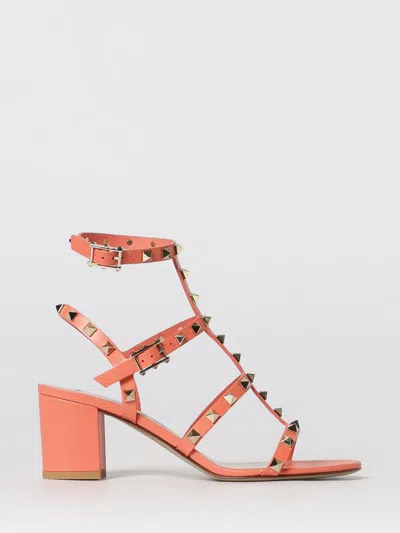 Valentino Garavani High Heel Shoes Woman  In Orange