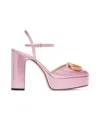 Valentino High-heeled Sandals In Pink