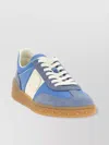Valentino Upvillage Suede-trimmed Leather Sneakers