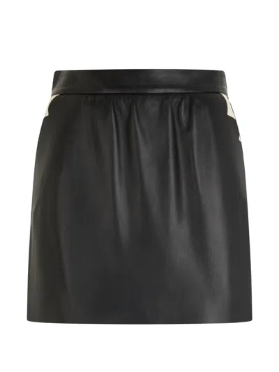 Valentino High-waist Mini Skirt In Black