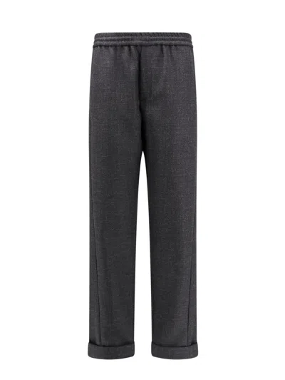 VALENTINO HIGH WAIST STRAIGHT LEG TROUSERS
