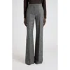 Valentino High-rise Wide-leg Trousers Featuring Pockets In Gray
