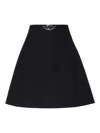 Valentino High-waisted Bell Skirt In Azul
