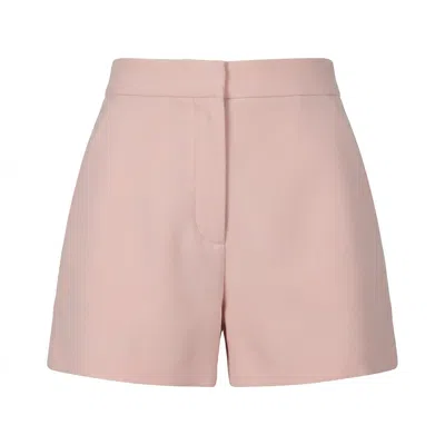Valentino High-waisted Shorts In Pink