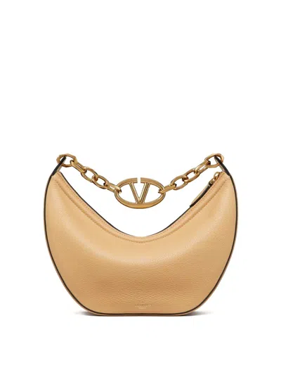Valentino Garavani Hobo Cappuccino In Beis