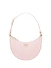 Valentino Garavani Women Vlogo Signature Leather Mini Bag In Rose Quartz