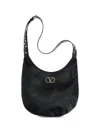 Valentino Womens Nero Hoboho Medium Leather Shoulder Bag In Black