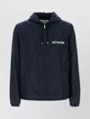 Valentino Midnight Blue Nylon Jacket In Ivory Blue