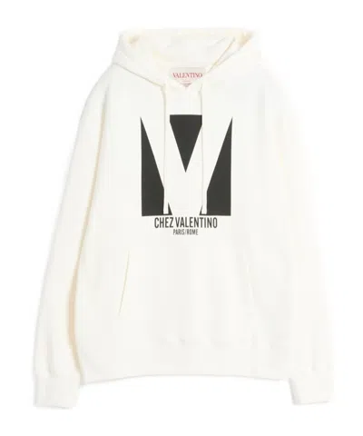 VALENTINO VALENTINO CHEZ VALENTINO DRAWSTRING HOODIE