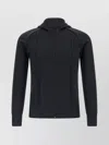 Valentino Hooded Sweater With Long Sleeves And Ribbed Cuffs In Gray