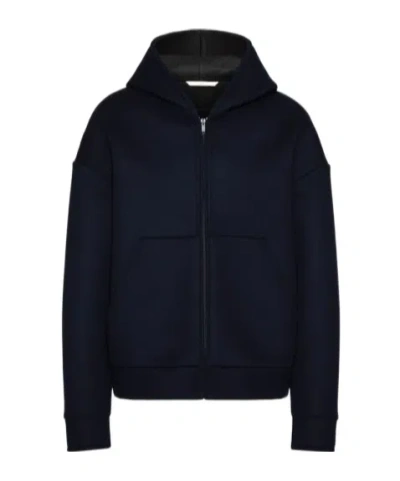 Valentino Hooded Sweatshirt In Black