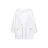 Valentino Hooded Sweatshirt Women In White