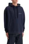 Valentino Hooded Sweatshirt With In Blue