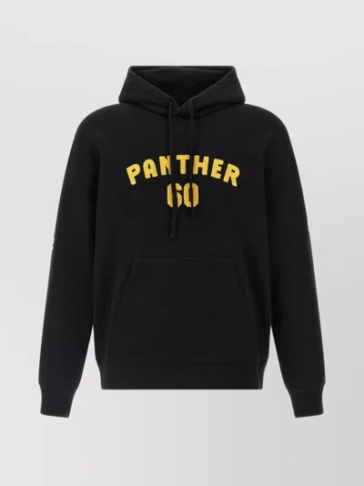 VALENTINO HOODED SWEATSHIRT WITH FRONT POCKET AND RIBBED HEM