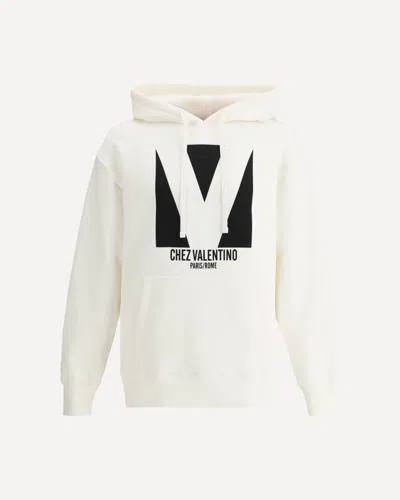 Valentino Sweatshirt Man In White