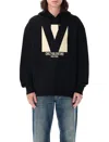 Valentino Chez Hooded Sweatshirt In Black