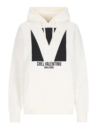 VALENTINO SUDADERA - BLANCO