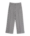 Valentino Horn Wool Casual Pants In Black