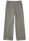 Valentino Houndstooth-jacquard Wool Trousers In Multicoloured
