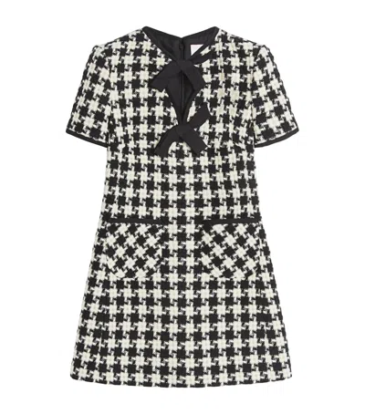 VALENTINO HOUNDSTOOTH MINI DRESS