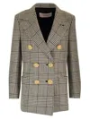 Valentino Garavani Houndstooth Double-breasted Jacket