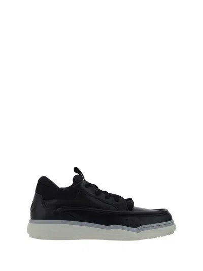 Valentino Garavani Hybrid Sneakers In Nero/nero-nero-nero/ice Grey-ivo