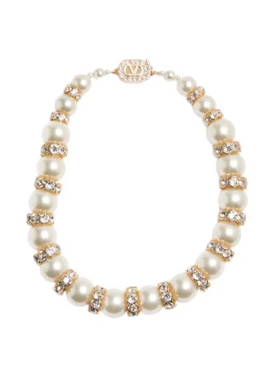 Valentino Garavani Hypergoutte Vlogo Signature Necklace In Multi