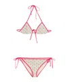 VALENTINO GELATINI PRINT LYCRA BIKINI WITH POLKA DOTS