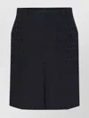 Valentino Iconic Silk Bermuda Shorts With Jacquard Motif In Black