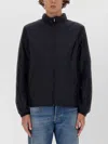 Valentino Iconography Nylon Jacket In Blue