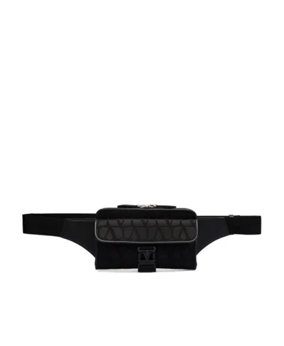Valentino Garavani Iconographe Belt Bag In Black