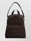 Valentino Iconographe Canvas Backpack With Removable Strap