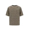Valentino Iconographe Crewneck T-shirt In Brown