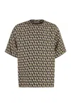 Valentino Toile Iconographe Print T-shirt In Brown