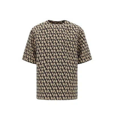 Valentino Caban T-shirt In Brown