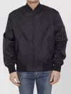 Valentino Iconographe Motif Bomber Jacket In Blue