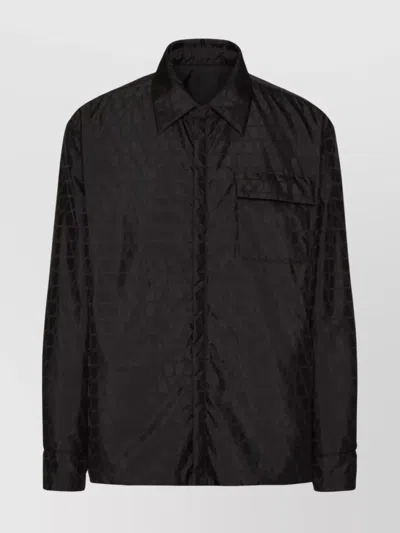 Valentino Toile Iconographe Reversible Jacket In Black