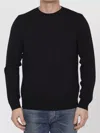 Valentino Garavani Man Sweater Black Size L Virgin Wool In Black