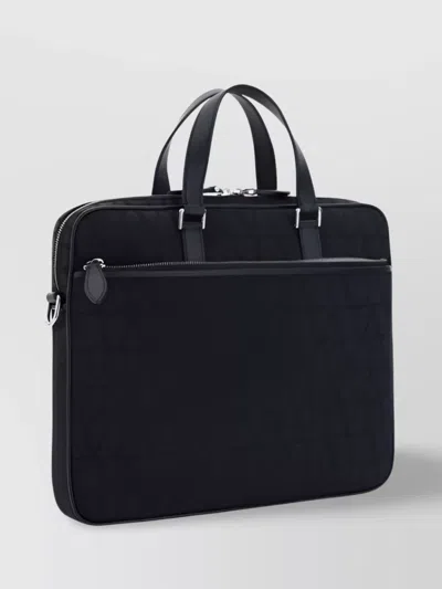 Valentino Garavani Iconographe Shoulder Bag Front Pocket In Black
