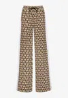 Valentino Iconographe Wide-leg Jersey Pants
