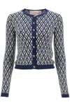 Valentino Knitwear Logo In Blue