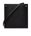 Valentino Identity Leather Messenger Bag In Black