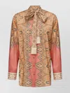 Valentino Imaginary Journey Cotton Blouse