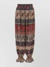 Valentino Garavani Cachemire Voyage Imaginaire Print Silk Georgette Pants