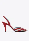 Valentino Slingback Pumps In Red