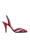 Valentino Slingback Pumps In Red