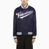 VALENTINO INDIGO COTTON BOMBER JACKET