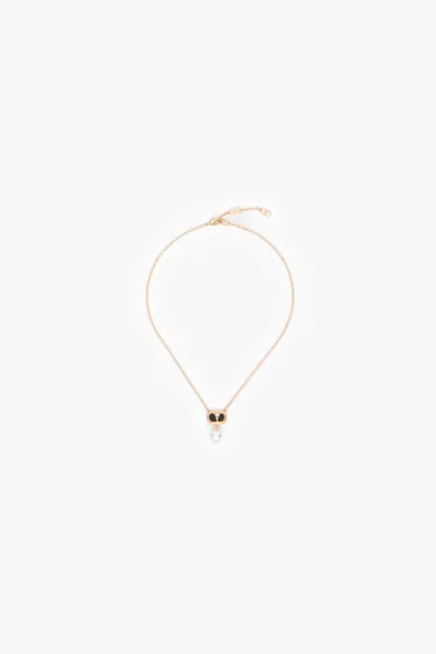 Valentino Garavani Inlaid Necklace In Yellow