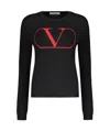 Valentino Intarsia-knit Logo Jumper